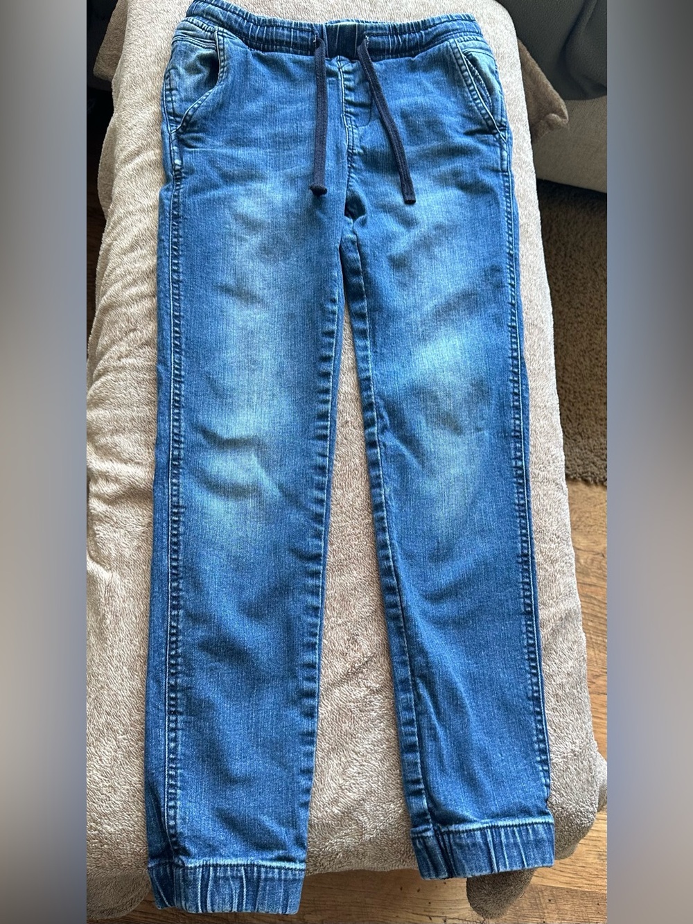 Boys DEX Medium Blue Denim Jogger Jeans
